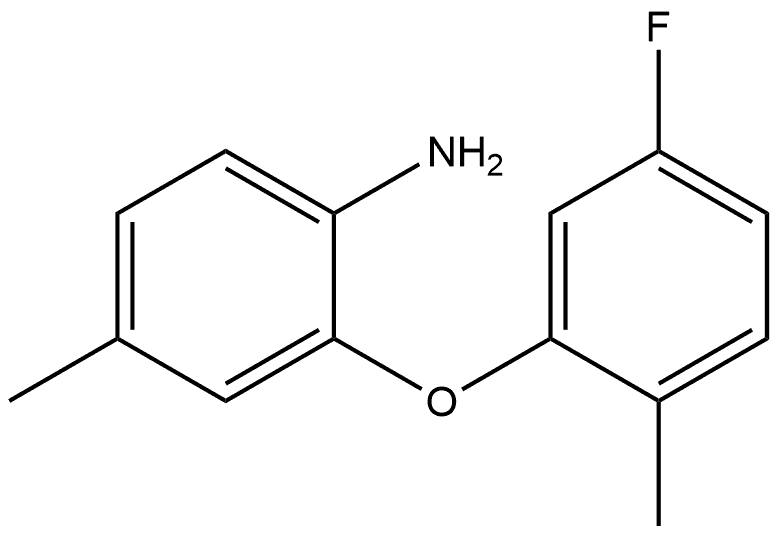 2-(5-Fluoro-2-methylphenoxy)-4-methylbenzenamine Structure