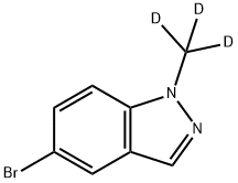 5-Bromo-1-(methyl-d3)-1H-indazole 구조식 이미지