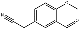 3-Formyl-4-methoxyphenylacetonitrile Structure