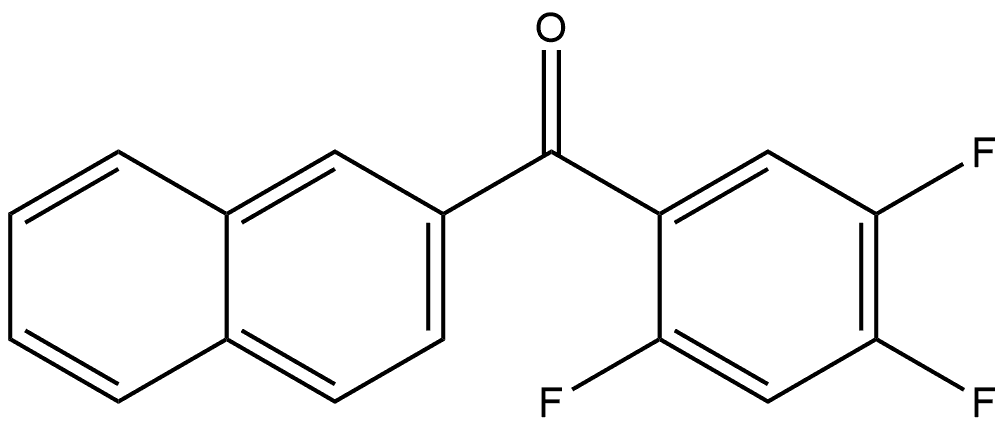 2-Naphthalenyl(2,4,5-trifluorophenyl)methanone 구조식 이미지