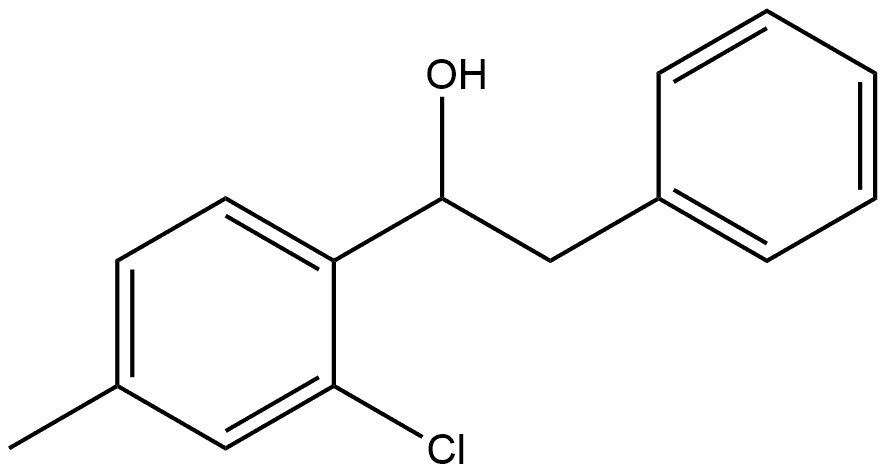 α-(2-Chloro-4-methylphenyl)benzeneethanol Structure