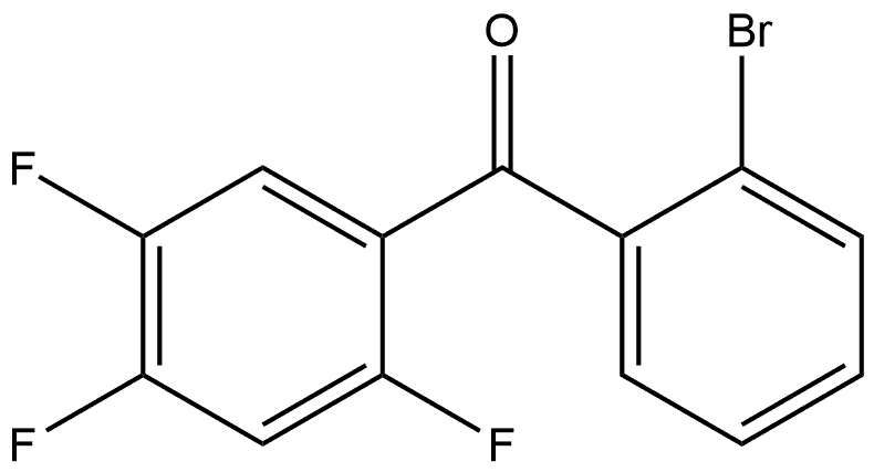 Methanone, (2-bromophenyl)(2,4,5-trifluorophenyl)- Structure