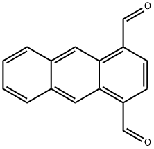 1,4-Anthracenedicarboxaldehyde Structure