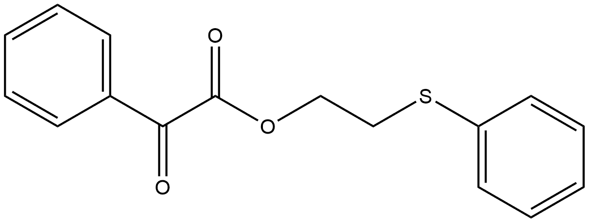 2-(Phenylthio)ethyl α-oxobenzeneacetate Structure