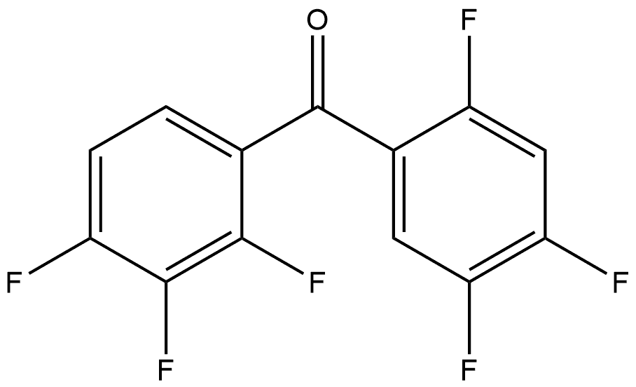 Methanone, (2,3,4-trifluorophenyl)(2,4,5-trifluorophenyl)- Structure