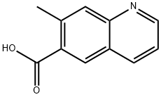 6-Quinolinecarboxylic acid, 7-methyl- Structure