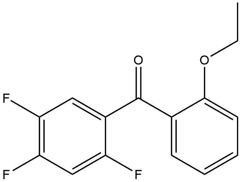 Methanone, (2-ethoxyphenyl)(2,4,5-trifluorophenyl)- Structure