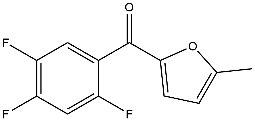 (5-Methyl-2-furanyl)(2,4,5-trifluorophenyl)methanone Structure