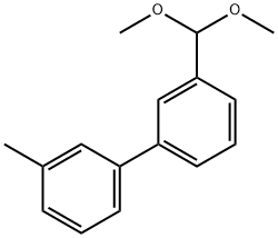 3-(Dimethoxymethyl)-3'-methyl-1,1'-biphenyl Structure