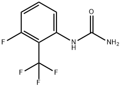 3-Fluoro-2-(trifluoromethyl)phenylurea Structure