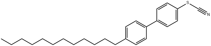 4'-Dodecylbiphenyl-4-yl thiocyanate 구조식 이미지