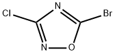 5-Bromo-3-chloro-1,2,4-oxadiazole Structure