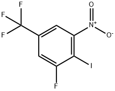 3-Fluoro-4-iodo-5-nitrobenzotrifluoride Structure