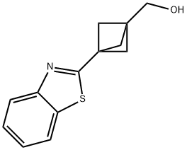 (3-(Benzo[d]thiazol-2-yl)bicyclo[1.1.1]pentan-1-yl)methanol Structure