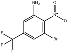 3-Amino-5-bromo-4-nitrobenzotrifluoride Structure