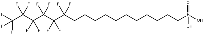 (12,12,13,13,14,14,15,15,16,16,17,17,17-Tridecafluoroheptadec-1-yl)phosphonic acid Structure