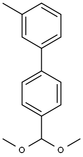 4'-(Dimethoxymethyl)-3-methyl-1,1'-biphenyl Structure