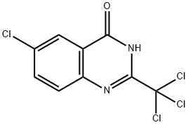 6-Chloro-2-(trichloromethyl)quinazolin-4(1H)-one 구조식 이미지