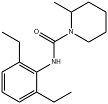 N-(2,6-Diethylphenyl)-2-methylpiperidine-1-carboxamide 구조식 이미지