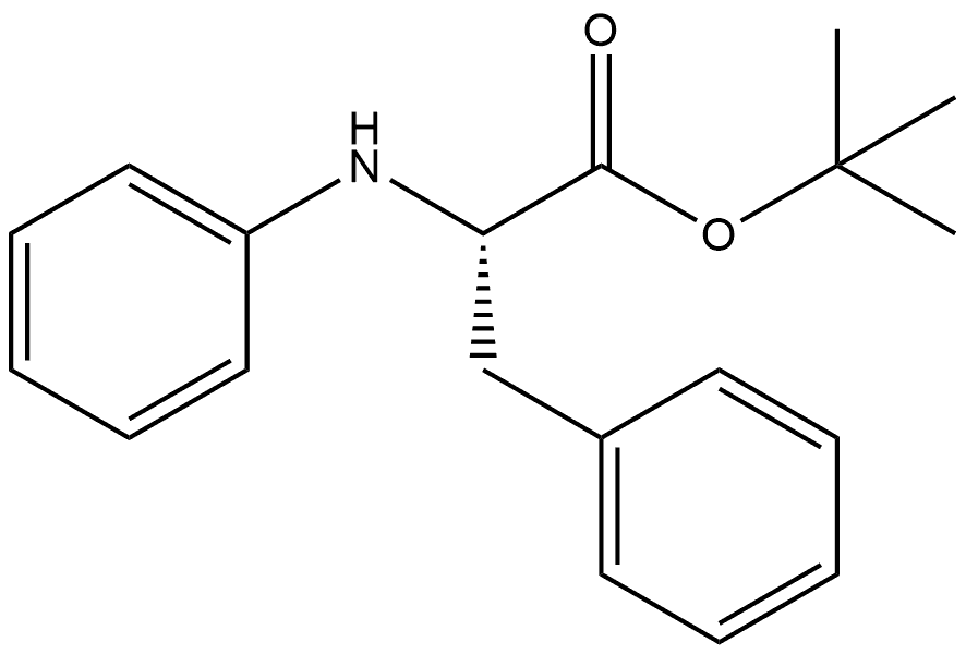 N-Phenyl-L-phenylalanine 1,1-dimethylethyl ester Structure