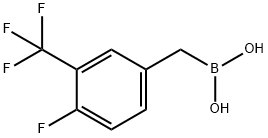 Boronic acid, B-[[4-fluoro-3-(trifluoromethyl)phenyl]methyl]- Structure