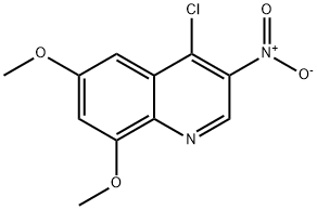 4-chloro-6,8-dimethoxy-3-nitroquinoline Structure