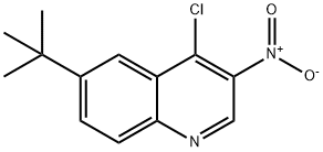 6-tert-butyl-4-chloro-3-nitroquinoline Structure