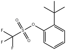 Methanesulfonic acid, 1,1,1-trifluoro-, 2-(1,1-dimethylethyl)phenyl ester Structure