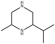 Piperazine, 2-methyl-6-(1-methylethyl)- Structure