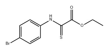 Acetic acid, 2-[(4-bromophenyl)amino]-2-thioxo-, ethyl ester Structure