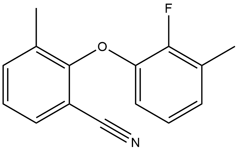 2-(2-Fluoro-3-methylphenoxy)-3-methylbenzonitrile Structure