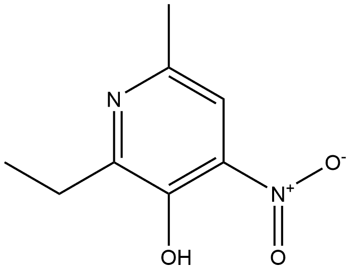 2-ethyl-6-methyl-4-nitropyridin-3-ol Structure