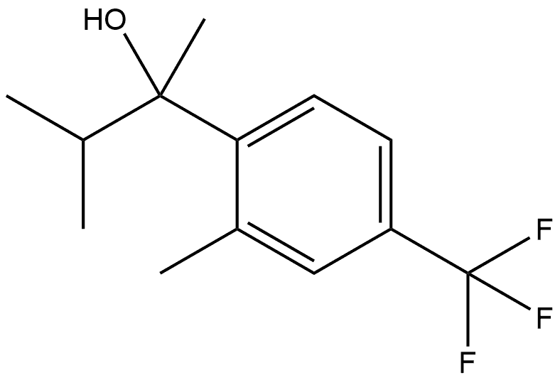 α,2-Dimethyl-α-(1-methylethyl)-4-(trifluoromethyl)benzenemethanol Structure