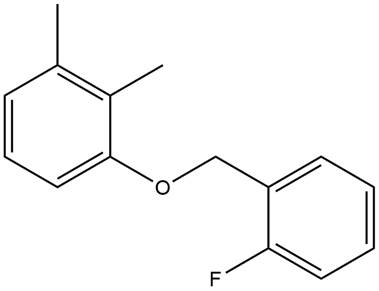 1-[(2-Fluorophenyl)methoxy]-2,3-dimethylbenzene Structure