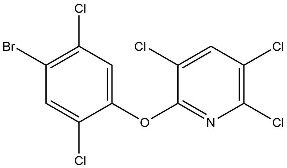 2-(4-Bromo-2,5-dichlorophenoxy)-3,5,6-trichloropyridine Structure