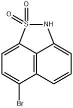 2H-Naphth[1,8-cd]isothiazole, 6-bromo-, 1,1-dioxide Structure