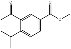 methyl 3-acetyl-4-isopropylbenzoate Structure