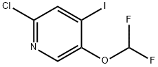 2-chloro-5-(difluoromethoxy)-4-iodopyridine Structure