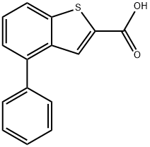 Benzo[b]thiophene-2-carboxylic acid, 4-phenyl- Structure