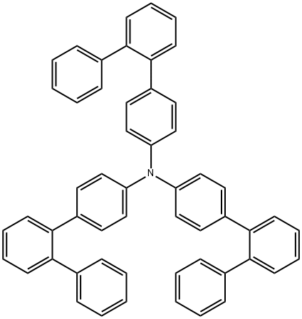 [1,1':2',1''-Terphenyl]-4-amine, N,N-bis([1,1':2',1''-terphenyl]-4-yl)- 구조식 이미지