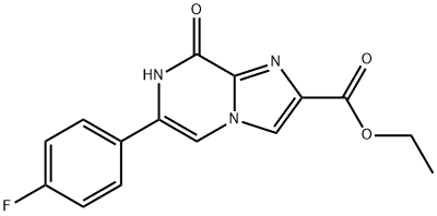 Ethyl 6-(4-fluorophenyl)-8-oxo-7,8-dihydroimidazo[1,2-a]pyrazine-2-carboxylate Structure