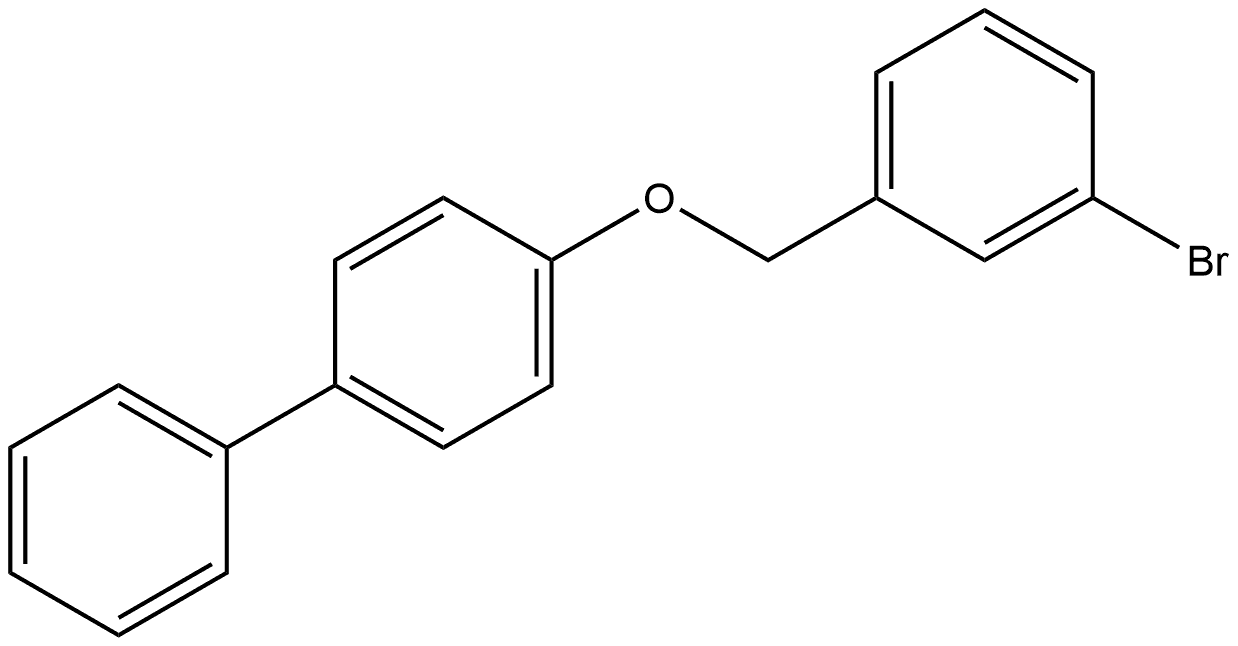 4-[(3-Bromophenyl)methoxy]-1,1'-biphenyl Structure