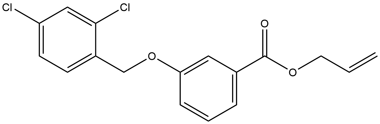 2-Propen-1-yl 3-[(2,4-dichlorophenyl)methoxy]benzoate Structure