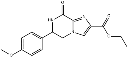 Ethyl 6-(4-methoxyphenyl)-8-oxo-5,6,7,8-tetrahydroimidazo[1,2-a]pyrazine-2-carboxylate Structure