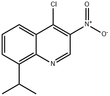 4-chloro-3-nitro-8-(propan-2-yl)quinoline Structure