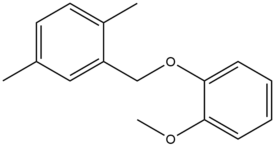 2-[(2-Methoxyphenoxy)methyl]-1,4-dimethylbenzene Structure