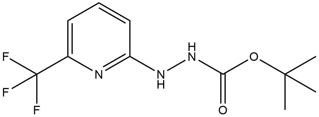 1,1-Dimethylethyl 2-[6-(trifluoromethyl)-2-pyridinyl]hydrazinecarboxylate Structure