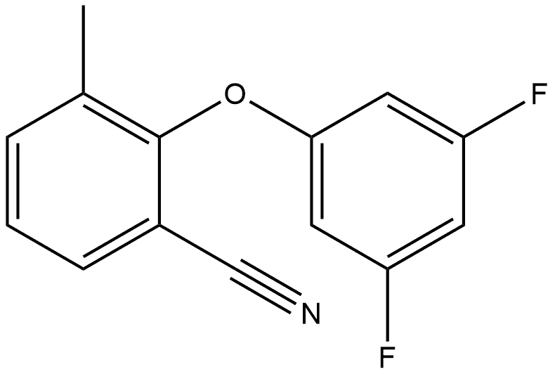 2-(3,5-Difluorophenoxy)-3-methylbenzonitrile Structure