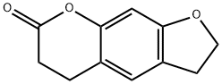 7H-Furo[3,2-g][1]benzopyran-7-one, 2,3,5,6-tetrahydro- 구조식 이미지