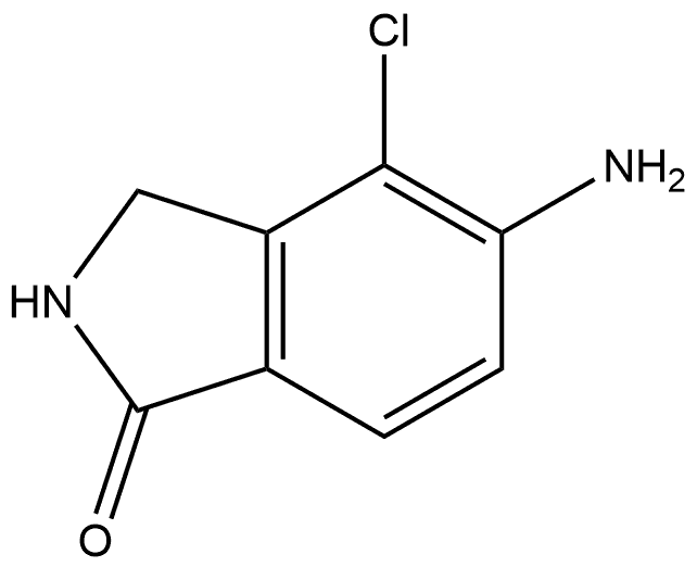 4-chloro-5-aminoisoindolin-1-one Structure